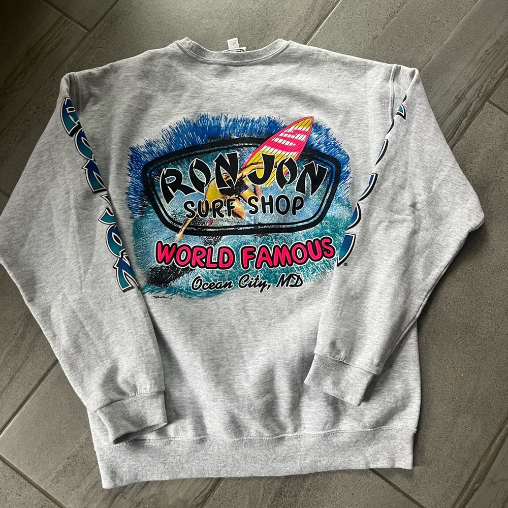 Vintage Mens Ron Jon Surf Shop Crewneck